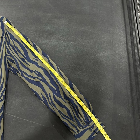 MSCH Copenhagen Zebra button-up Maxi Dress - Picture 8 of 9